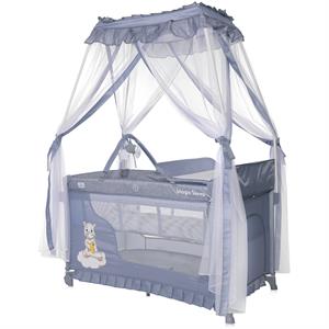 Lorelli Magic Sleep Park Yatak Beşik - Cool Grey Hippo