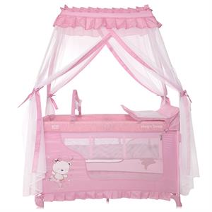 Lorelli Magic Sleep Park Yatak Beşik - Mellow Rose Ballerina Bear