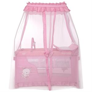 Lorelli Magic Sleep Park Yatak Beşik - Mellow Rose Ballerina Bear