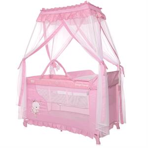 Lorelli Magic Sleep Park Yatak Beşik - Mellow Rose Ballerina Bear