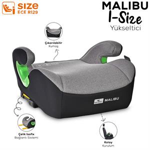 Lorelli Malibu I-Size Isofix Oto Koltuğu Yükseltici - Grey
