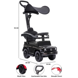 Lorelli Mercedes G350D Ebeveyn Kontrollü Çocuk Arabası - Black