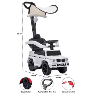 Lorelli Mercedes G350D Ebeveyn Kontrollü Çocuk Arabası - White