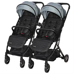 Lorelli Myla Ayrılıp Birleşebilen Kabin İkiz Bebek Arabası - Arctic Blue