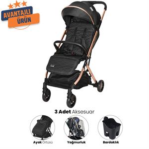 Lorelli Myla Kabin Boy Bebek Arabası - Black