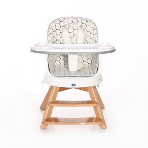 Lorelli Napoli 360 Mama Sandalyesi - Grey Hexagons