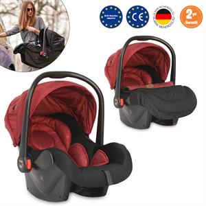 Lorelli Pluto Ana Kucağı Bebek Oto Koltuğu Puseti - Black Red