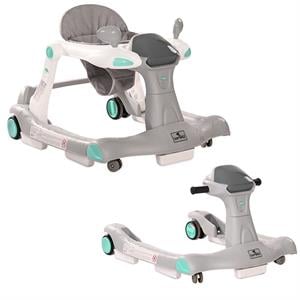 Lorelli Rider 2in1 Yürüteç & İlk Adım Arabası - Grey&White