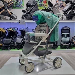 Lorelli S-300 Bebek Arabası - Green & Grey Cities (Teşhir Ürün)