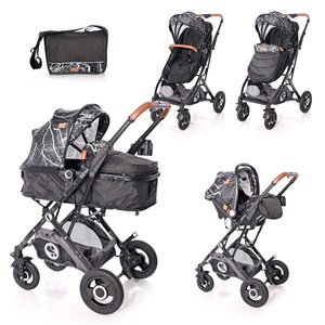 Lorelli Sena Travel Sistem Bebek Arabası - Black Marble