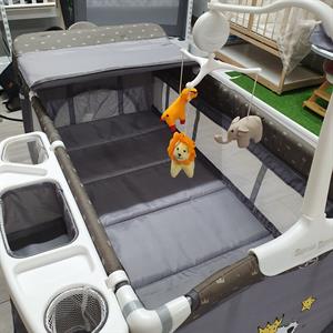 Lorelli Sleep N Dream 2 Layers Plus Park Yatak - Grey Bear