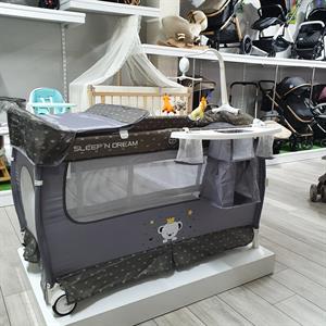 Lorelli Sleep N Dream 2 Layers Plus Park Yatak - Grey Bear