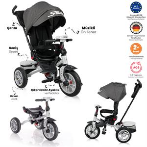 Lorelli Speedy Üç Tekerlekli Bisiklet - Black