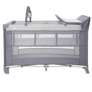 Lorelli Torino 2 Layers Plus Park Yatak Beşik - Grey Striped Elements