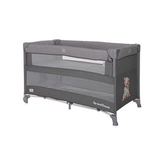 Lorelli Up And Down Anne Yanı Park Yatak - Cool Grey Bear