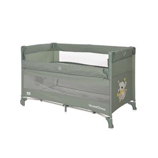 Lorelli Up And Down Anne Yanı Park Yatak - İceberg Green Teddy Bear