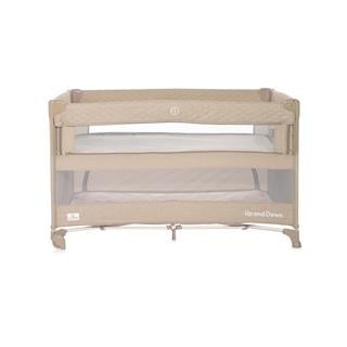 Lorelli Up And Down Anne Yanı Park Yatak - Fog Beige Flying Friends