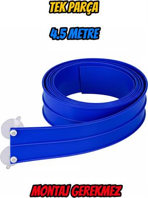 ESNEK ARABA YARIŞ PİSTİ KIVRILABİLİR MAVİ RENK VAKUMLU 4.5 Metre Flex Track | Metal Araba Hediyeli