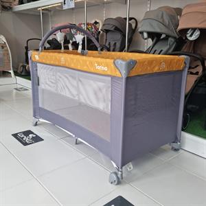 Lorelli Torino 2 Layers Plus Park Yatak Beşik - Lemon Curry Floral