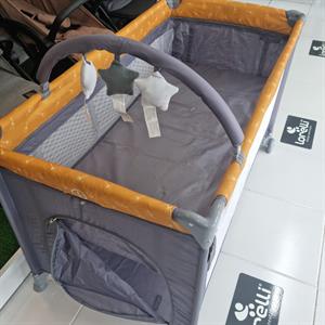 Lorelli Torino 2 Layers Plus Park Yatak Beşik - Lemon Curry Floral