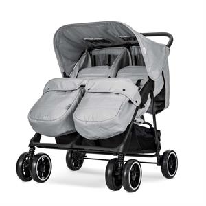 Lorelli Twin Ikiz Bebek Arabası – Cool Grey