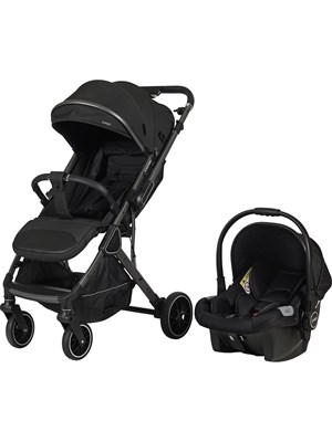 Prego Canyon Çift Yönlü Kabin Boy & Travel Set Bebek Arabası - Black