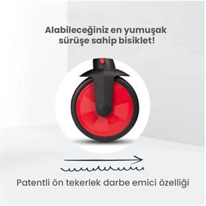 Smartrike STR3 5 in 1 Üç Tekerlekli Katlanır Bisiklet - Red