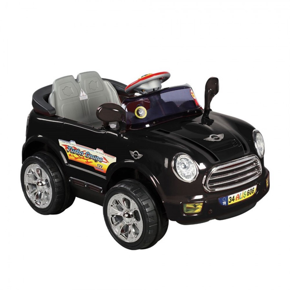Aliş Toys Turbo Coupe 12 Volt Uzaktan Kumandalı Turbo Akülü - Siyah