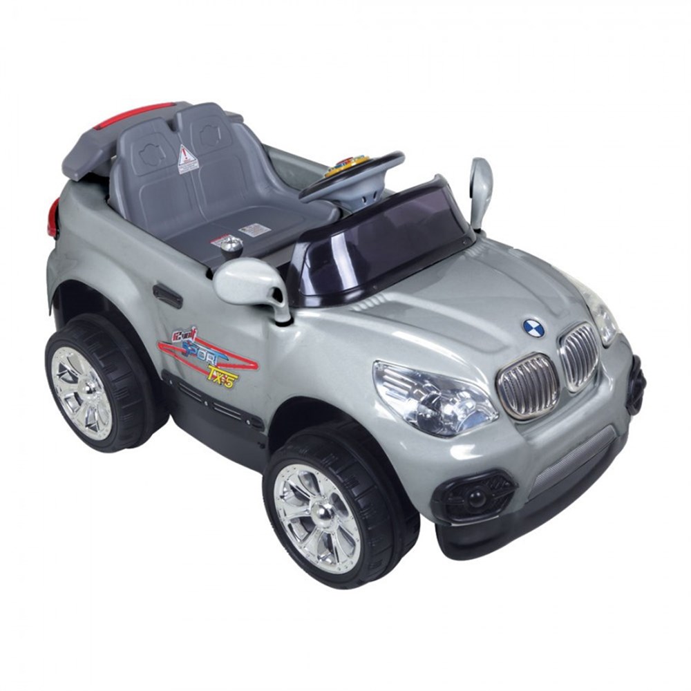 Aliş Toys TX5 Sport BMW 12 Volt Uzaktan Kumandalı Turbo Akülü - Gri
