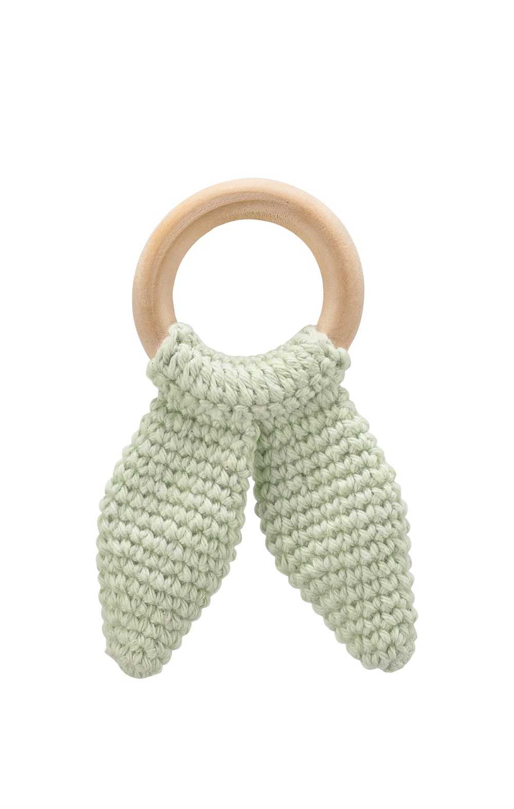 Babyjem Ahşap Halka Diş Kaşıyıcı Yeşil