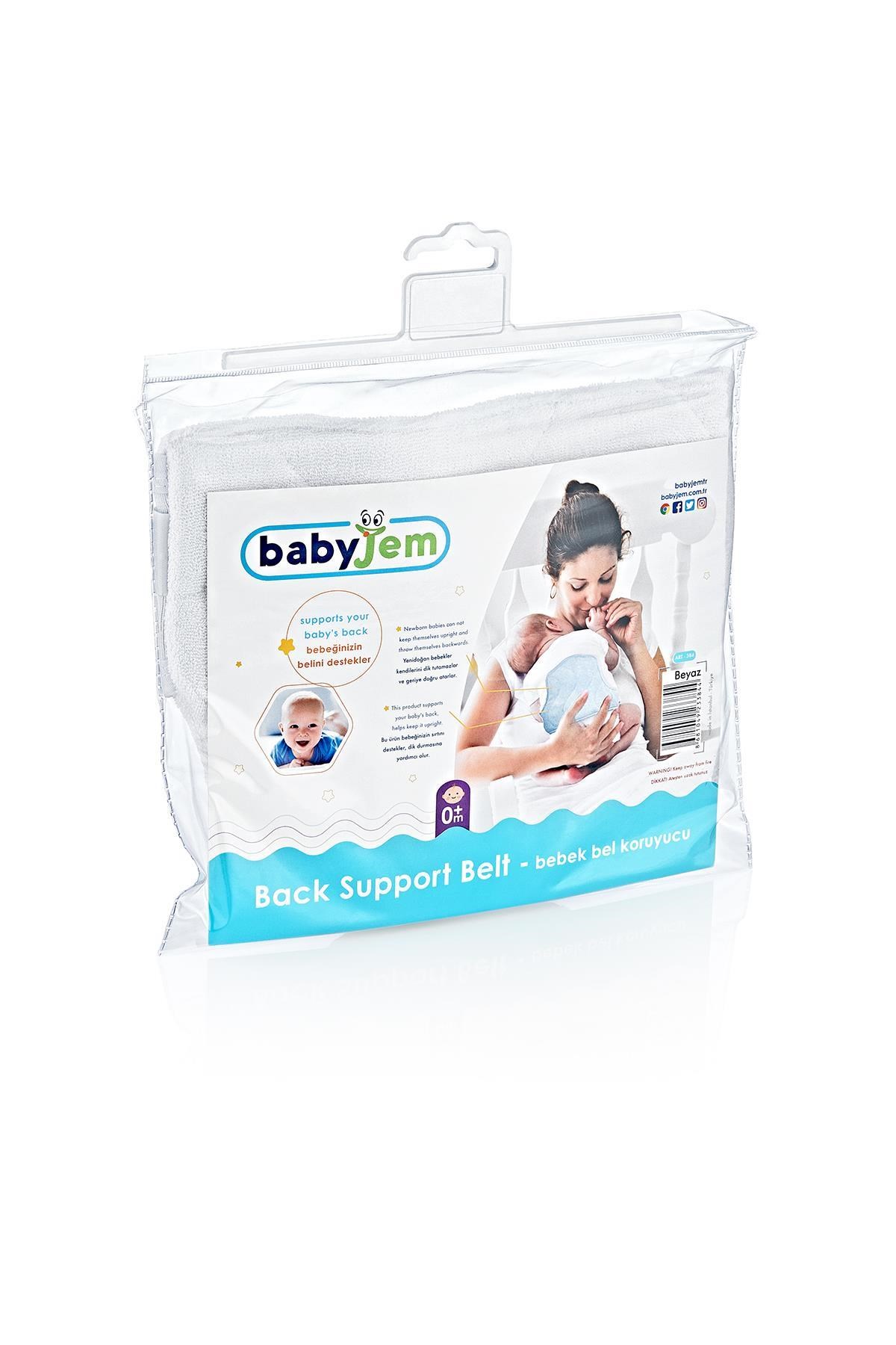 Babyjem Bebek Sırt Desteği Beyaz 384