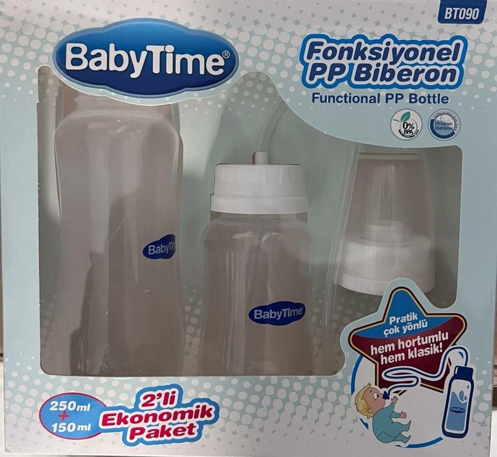 BabyTime Fonksiyonel PP Biberon 150 ml + 250ml BT090