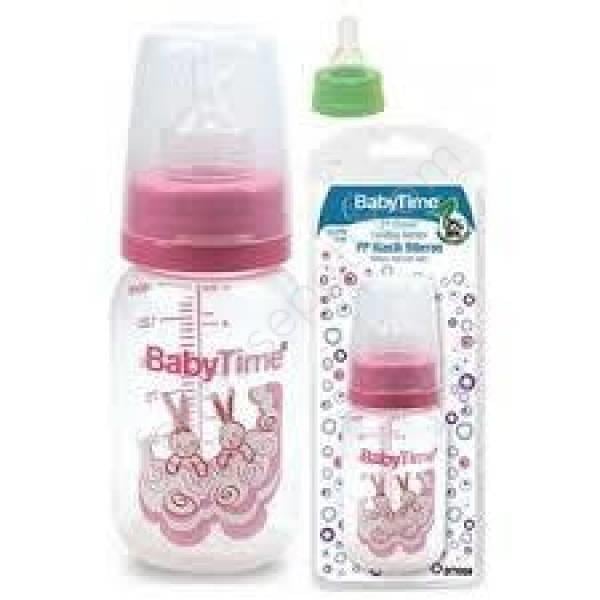 BabyTime Klasik PP Biberon (Silikon Kiraz Uçlu)  150ml BT066