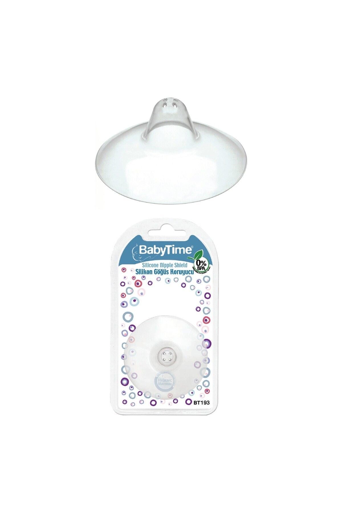 BabyTime Silikon Göğüs Koruyucu  BT193