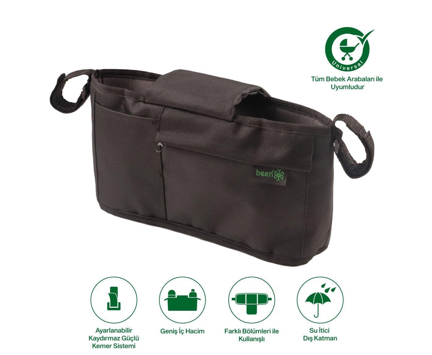 Been Baby Stroller Organızer Bag/bebek Arabası Organizer Çanta Black