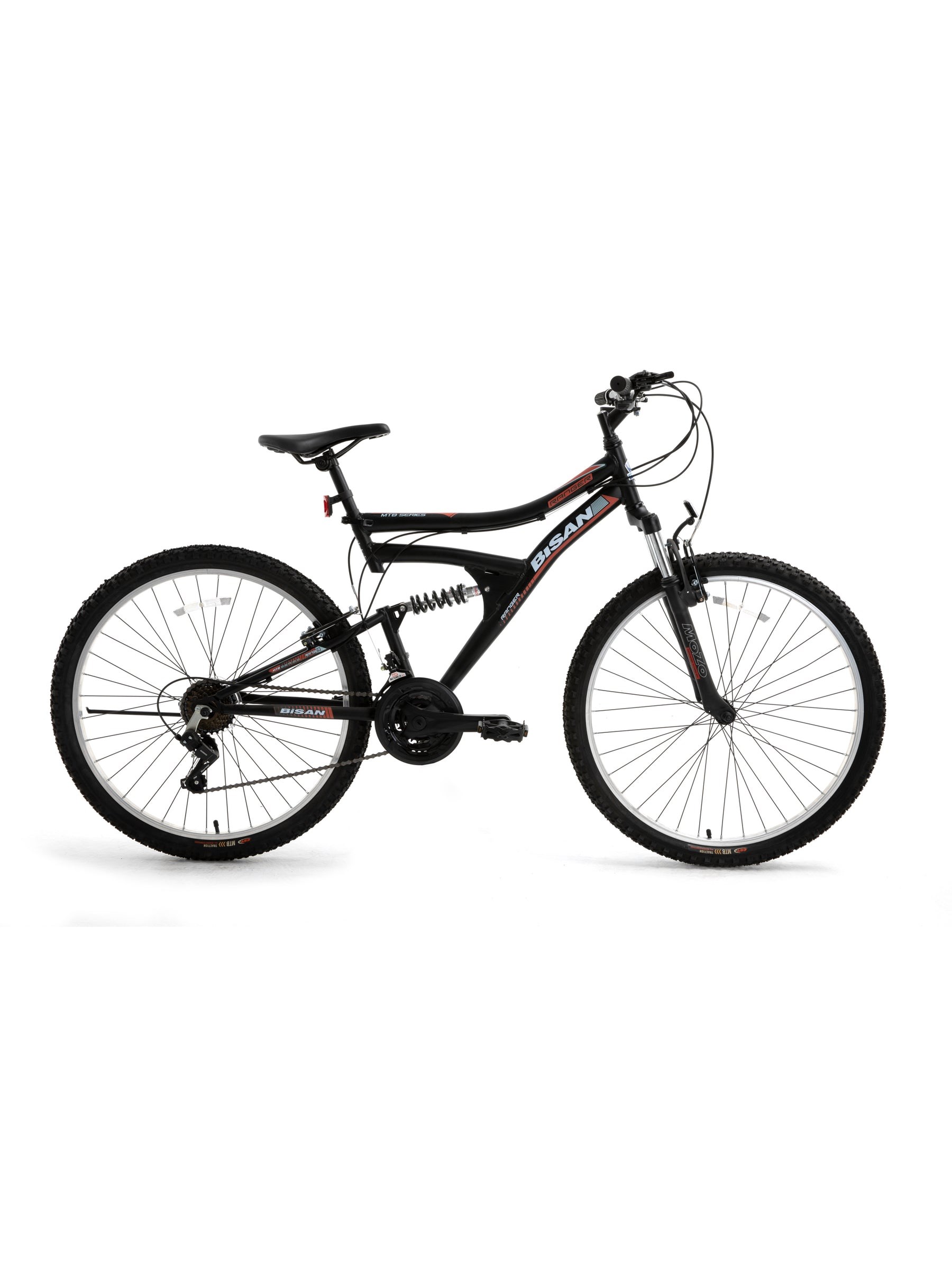 Bisan RANGER-25 Ürün Rengi: MAT SİYAH Kadro: 42 CM Vites: 3x7 VİTES Tekerlek: 26