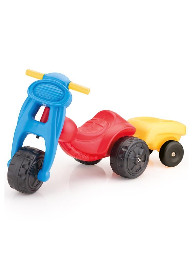 Dolu 3 Tekerlekli Römorklu Bingit Araba (Kalktı)