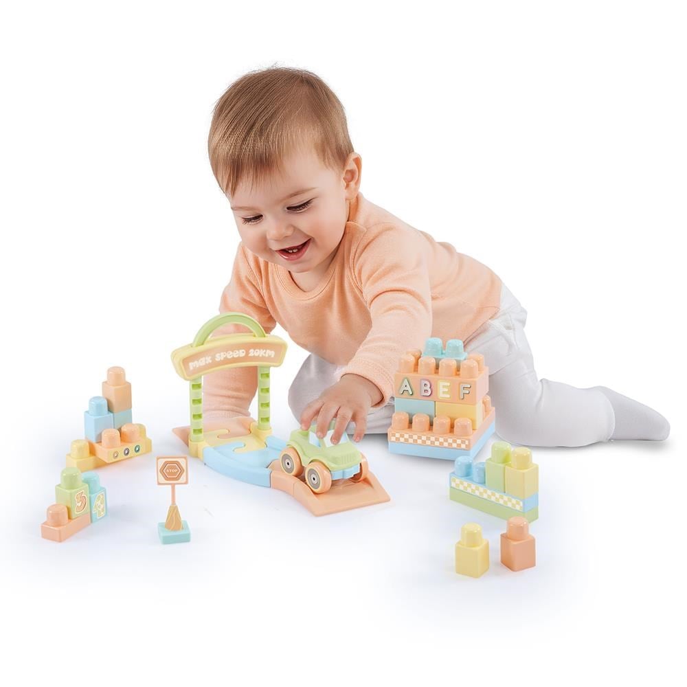 Dolu Oyuncak -Yol Ve Blok Set 30  Pcs  5218