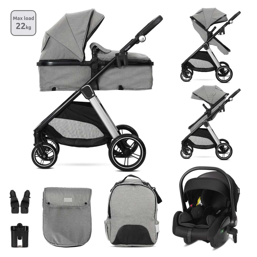 Lorelli Aspen Travel Sistem Bebek Arabası - Grey