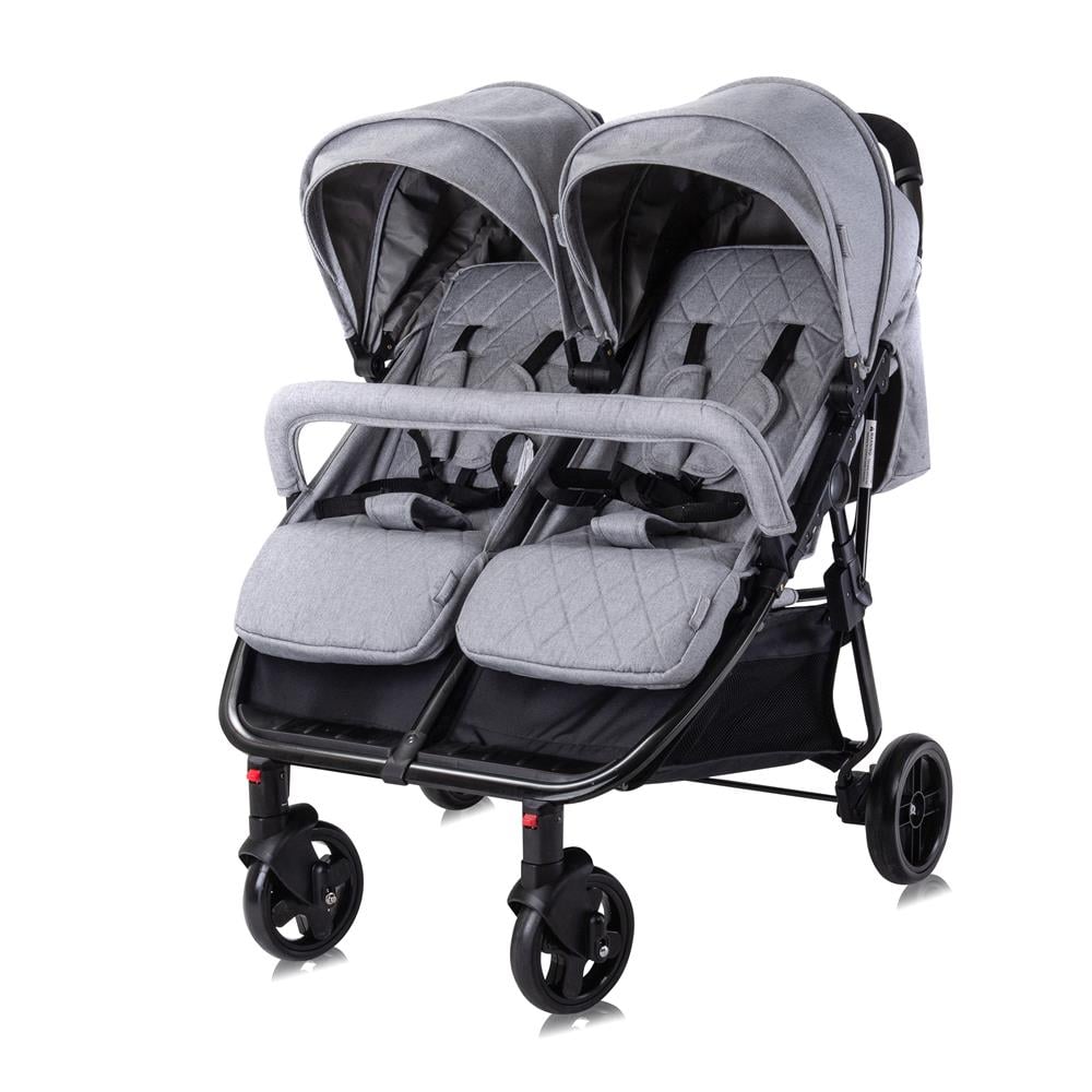 Lorelli Duo İkiz Bebek Arabası – Cool Grey