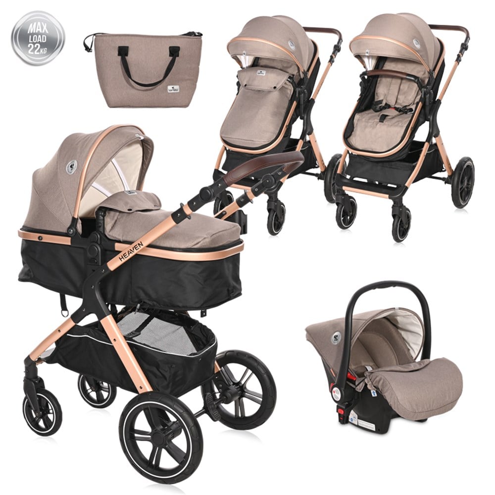 Lorelli Heaven Travel Sistem Bebek Arabası - Pearl Beige