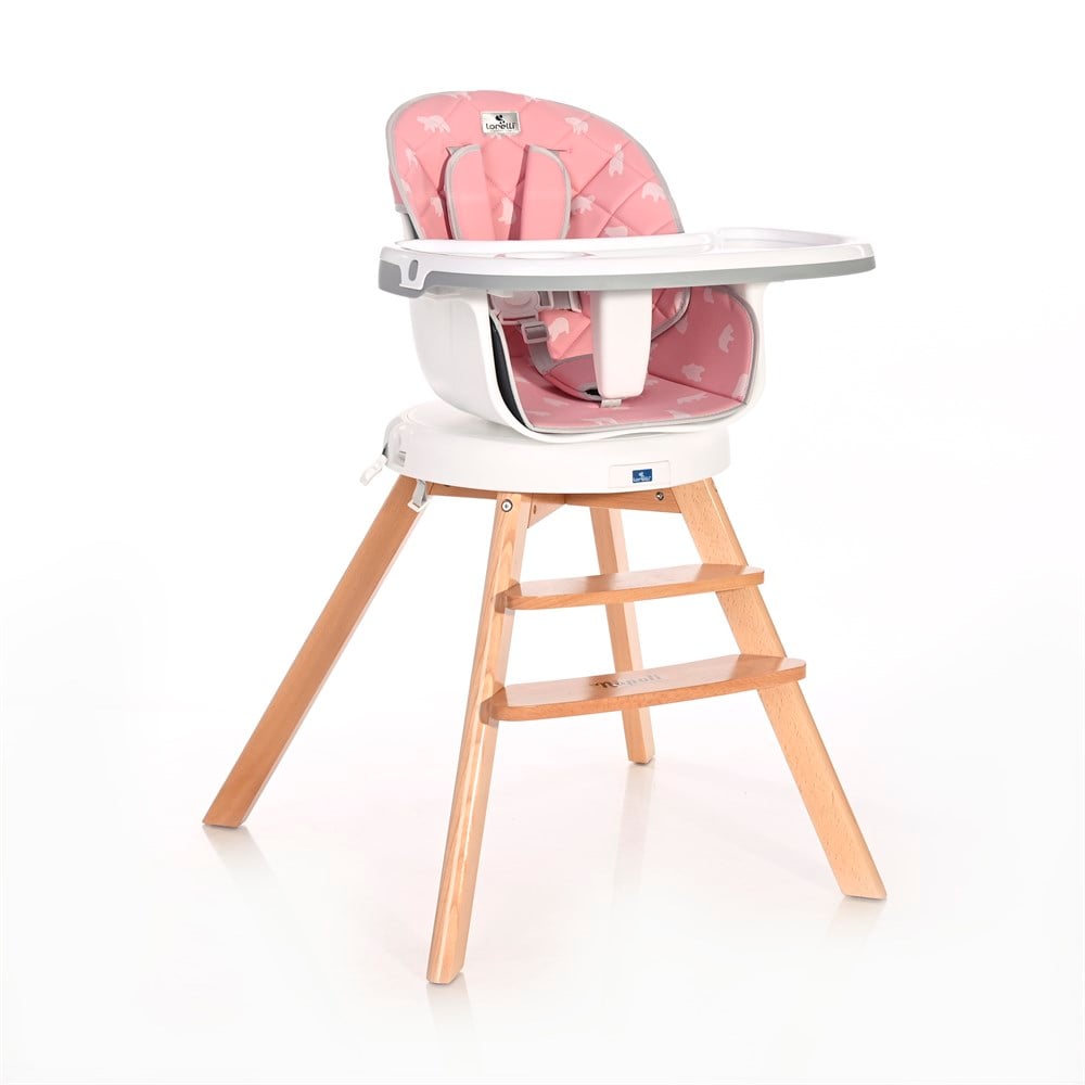 Lorelli Napoli 360 Mama Sandalyesi - Pink Bears