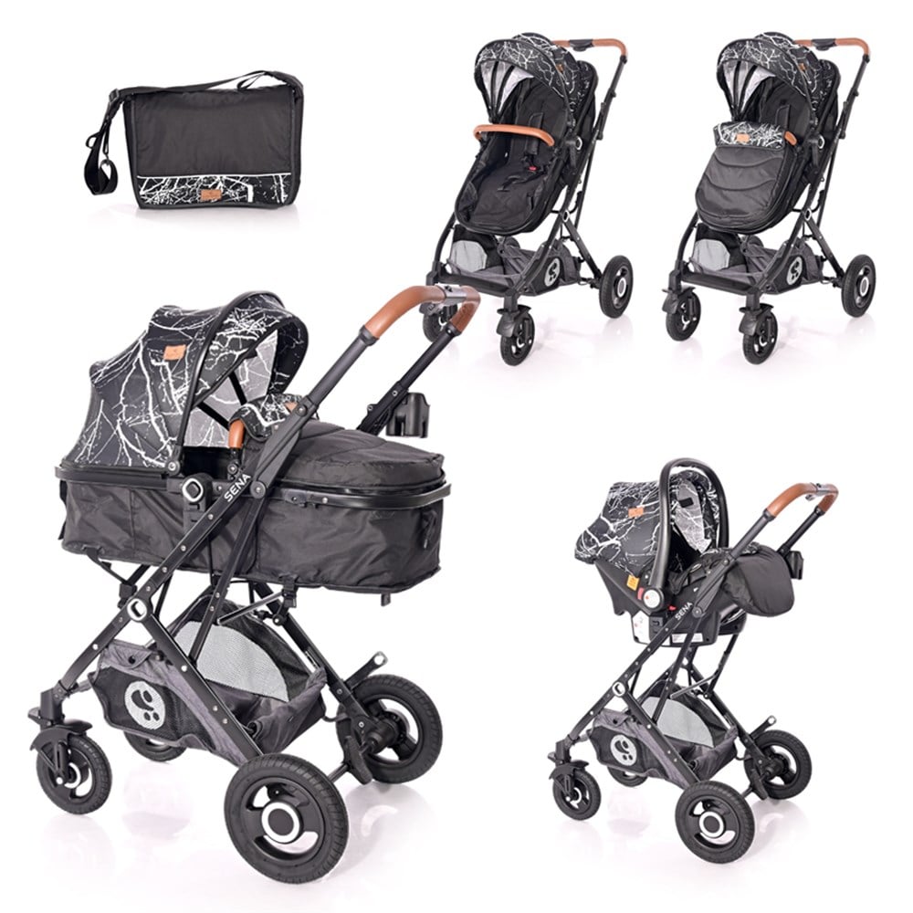 Lorelli Sena Travel Sistem Bebek Arabası - Black Marble