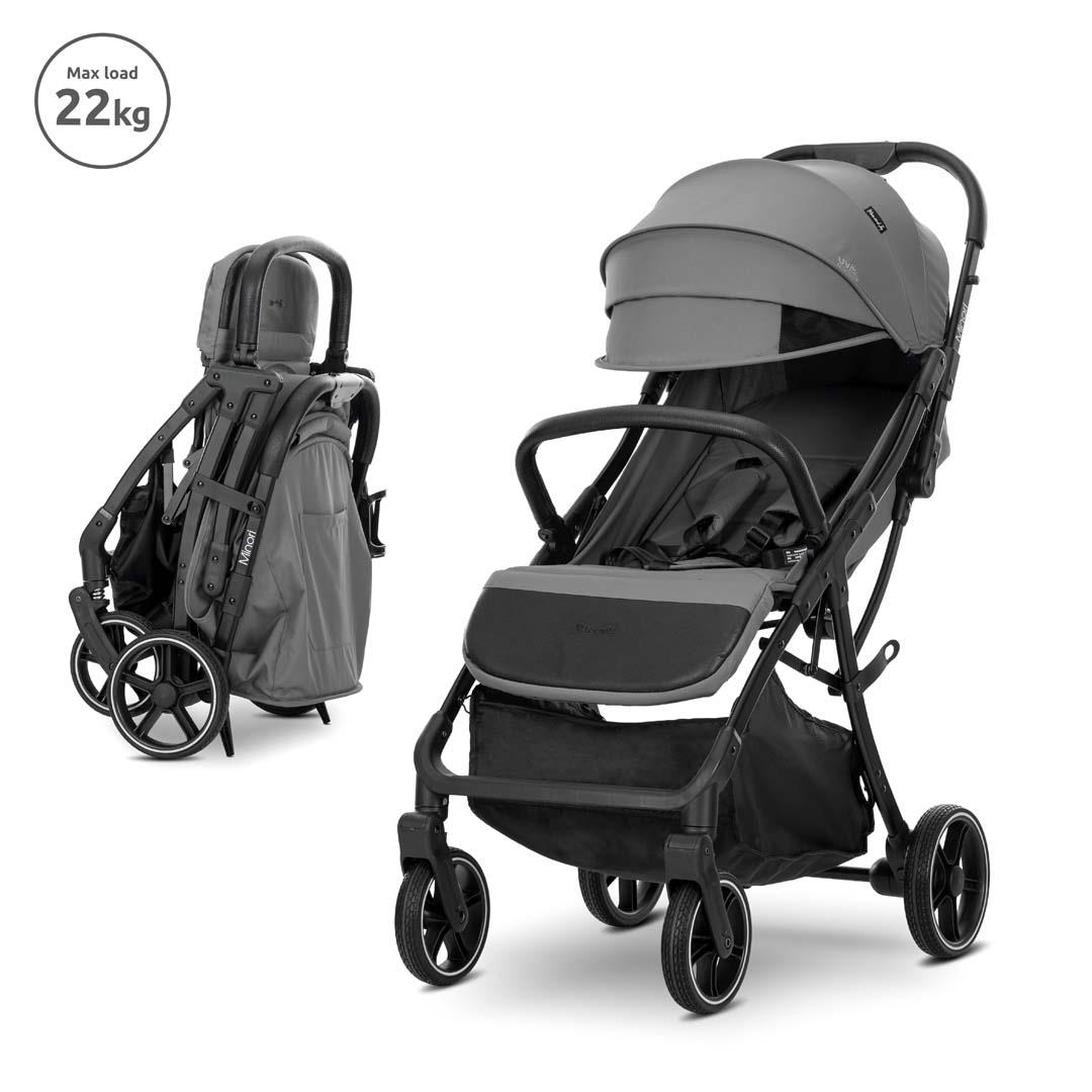 Lorelli Minori Plus Otomatik Katlanır Kabin Boy Bebek Arabası - Grey