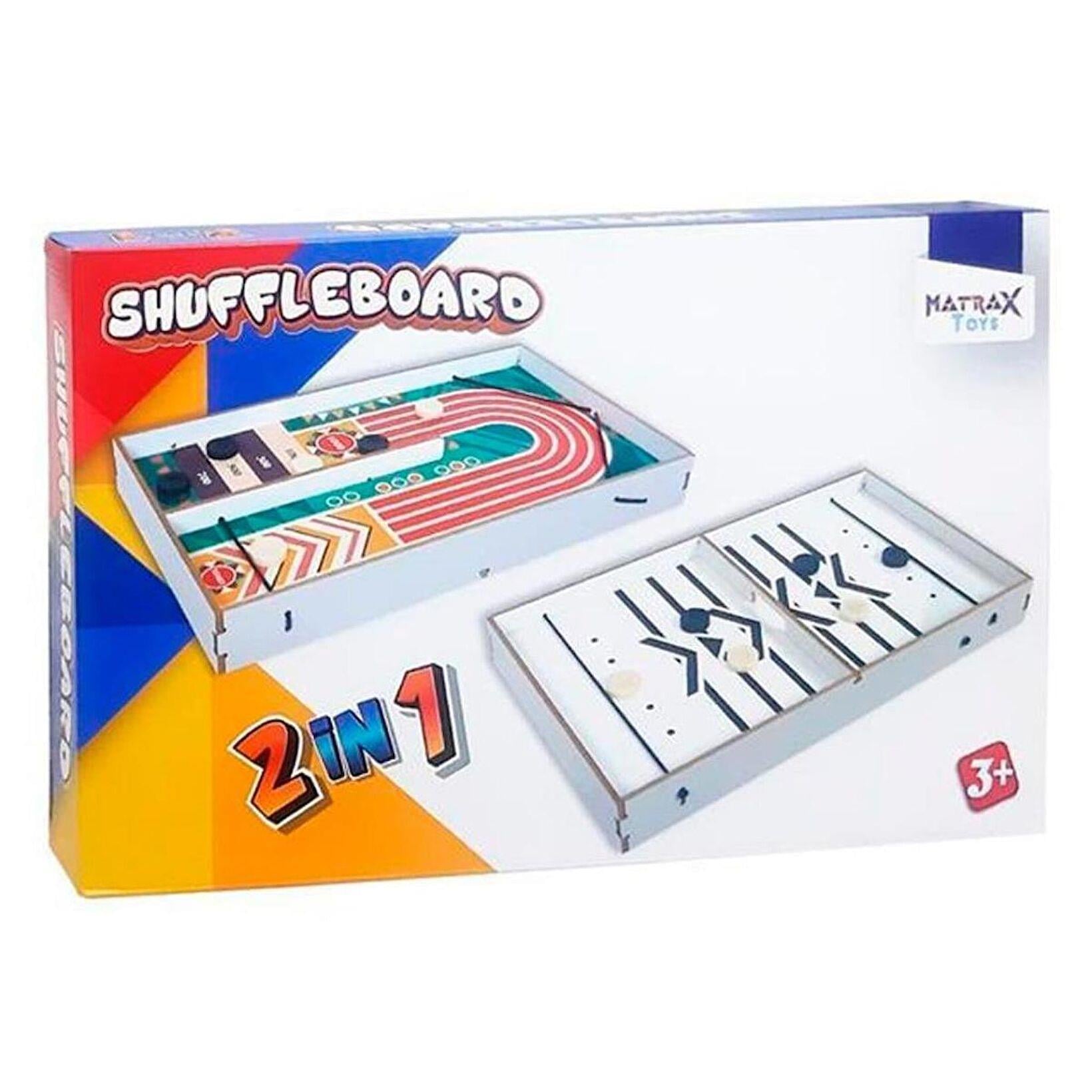Matrax Oyuncak Ahşap Shuffleboard 2si 1 Arada