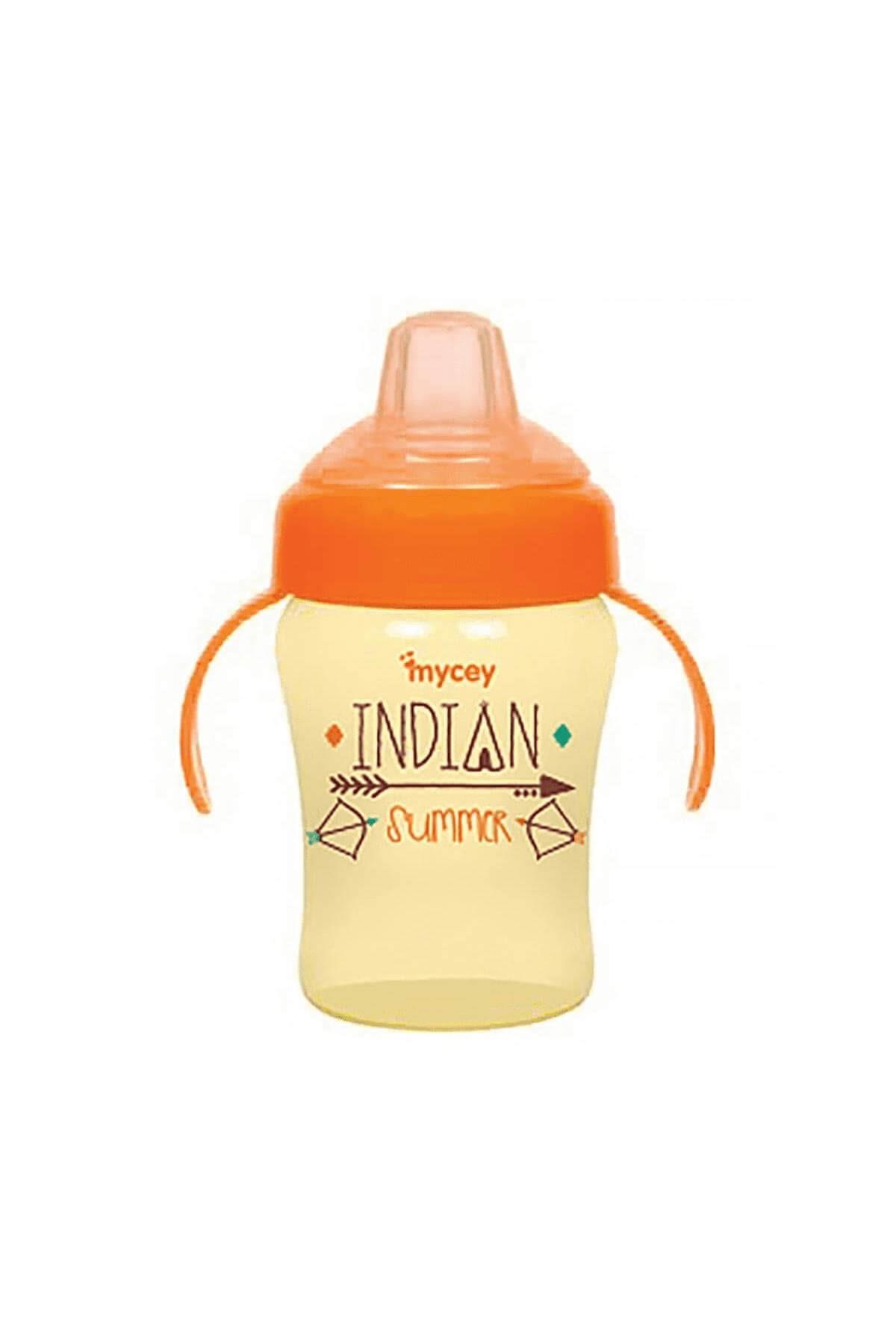 Mycey Damlatmaz Bardak Kulplu Indian Turuncu