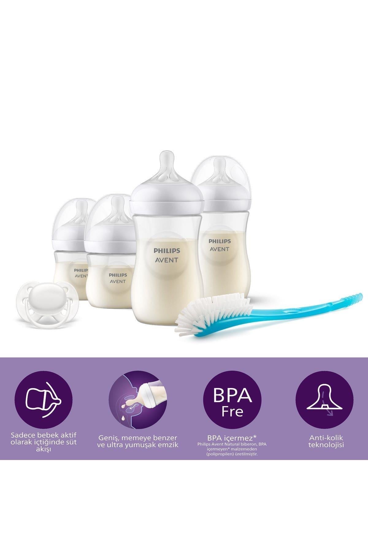 Philips Avent SCD838/11Natural Response Doğal Tepkili Hoşgeldin Bebek Hediye Seti - Cam Değildir