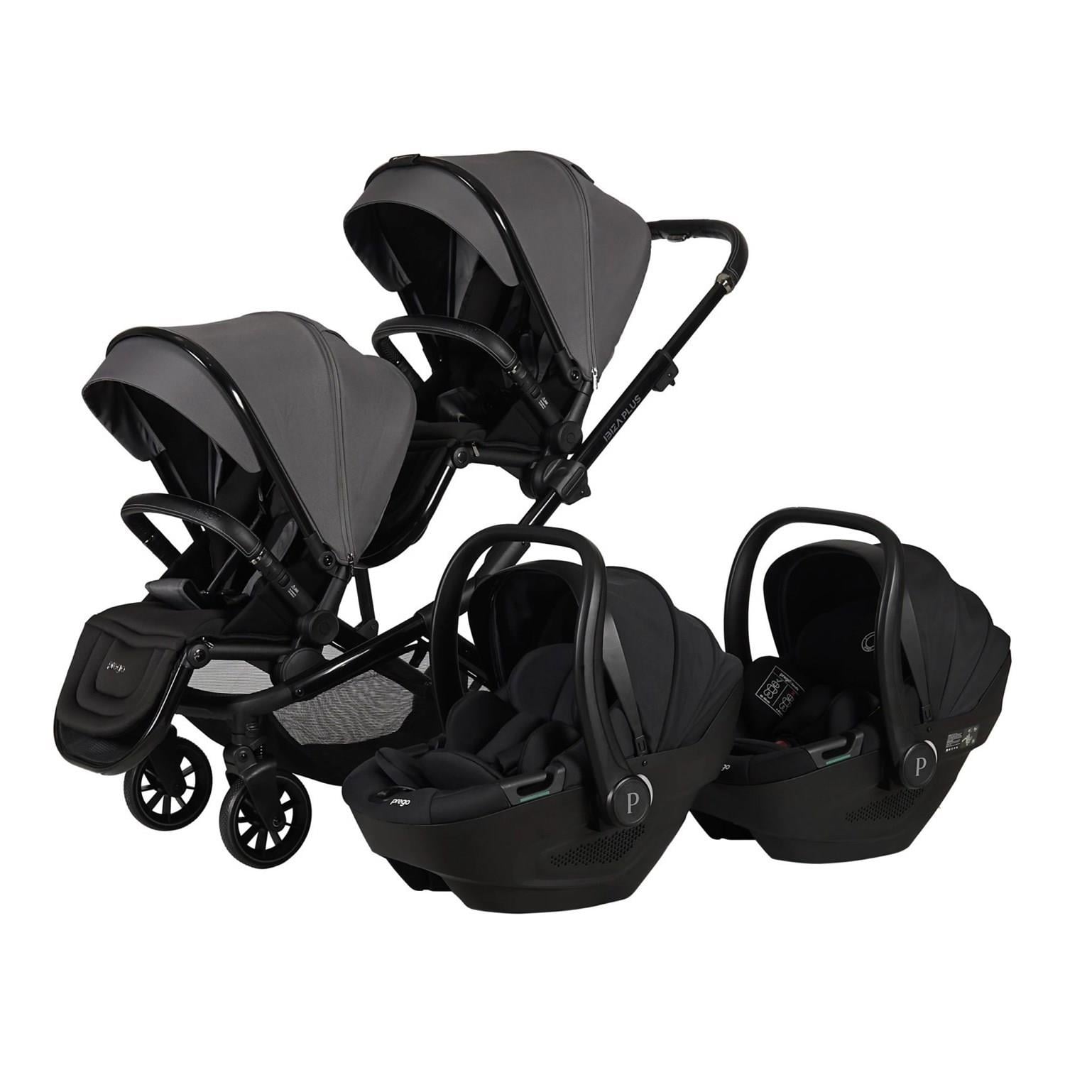 Prego İbiza Plus I-Size Travel Sistem Bebek Arabası 2420 Gri ( Oto Koltukları Dahildir )