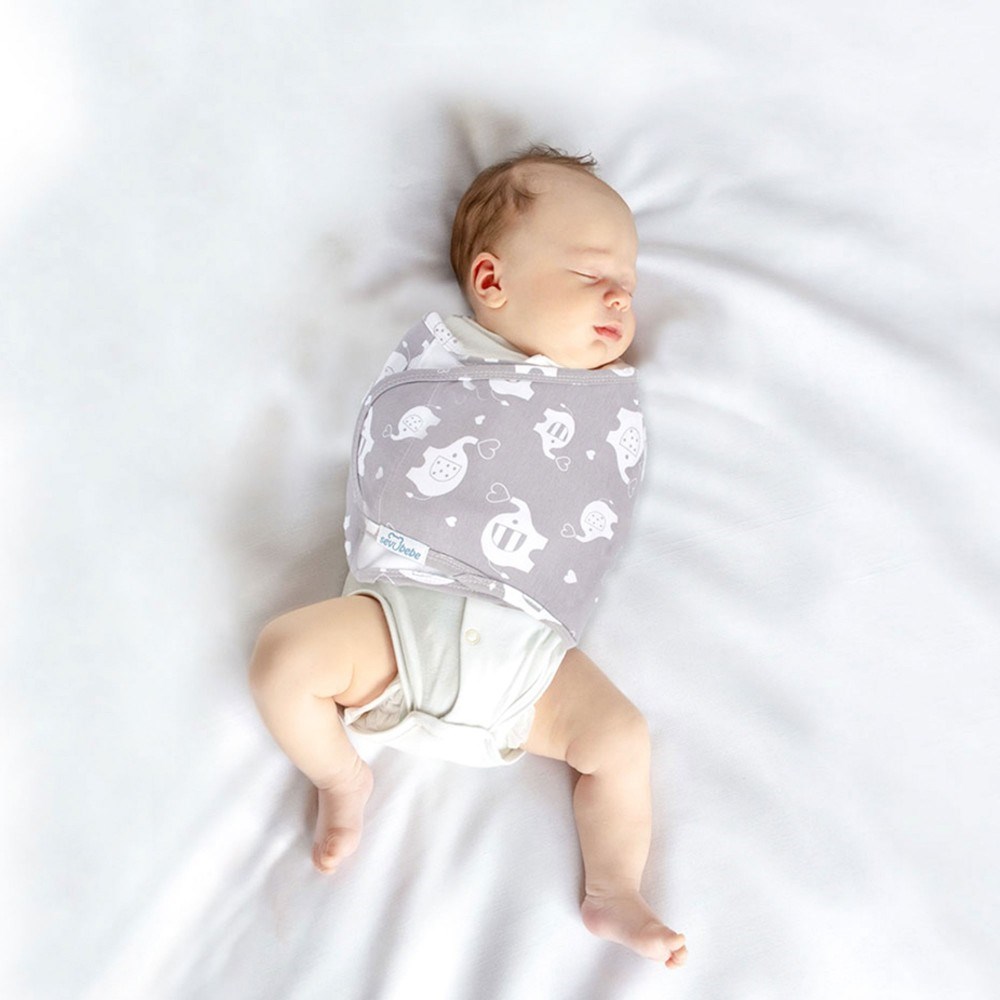 Sevi Bebe Bebek Kundak Kemer - Fil Desen 504-193