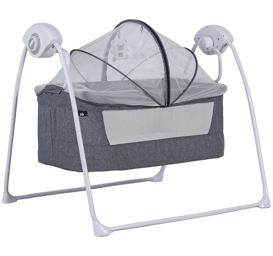 Sunny Baby Caretta Elektirikli Ve Pilli Beşik 9146 Gri